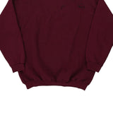Made in USA Blank Tultex Sweatshirt - XL Burgundy Cotton Blend