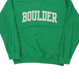 Boulder Unbranded Sweatshirt - Medium Green Cotton Blend