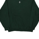 Pi Beta Phi Jerzees College Sweatshirt - Large Green Cotton Blend
