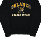Solanco Golden Mules Jerzees Sweatshirt - Small Black Cotton Blend