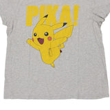 Pokemon Unbranded Graphic T-Shirt - XL Grey Cotton