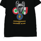 Age 9-11 Inter Milan Alato Football T-Shirt - Medium Black Cotton