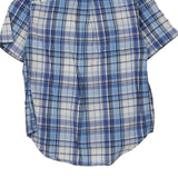 Age 5 Ralph Lauren Checked Short Sleeve Shirt - Small Blue Cotton