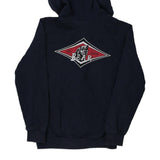 Age 10 Bear Graphic Hoodie - Medium Navy Cotton