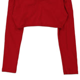 Disney Cropped Cardigan - Small Red Cotton