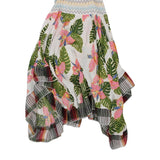 Age 14 Kids Star Floral Dress - XL White Cotton