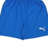 Age 13-14 Puma Sport Shorts - XL Blue Polyester
