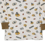 24 Months Green Bay Packers Nfl Long Sleeve T-Shirt - 2XS White Cotton