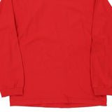 Age 12-14 Nike Long Sleeve T-Shirt - Medium Red Cotton