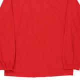 Age 12-14 Nike Long Sleeve T-Shirt - Medium Red Cotton