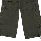 Age 8 True Religion Cargo Trousers - 25W 25L Green Cotton