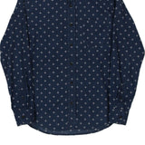 Denizen Levis Patterned Shirt - Medium Blue Cotton