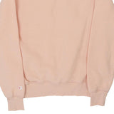 Age 11-12 Champion Spellout Hoodie - Small Pink Cotton Blend