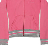 Age 12-13 Champion Hoodie - Large Pink Cotton Blend
