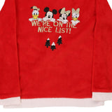 Age 10-12 Disney Graphic Fleece - Small Red Polyester