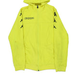 Age 14 Kappa Track Jacket - Large Yellow Polyester
