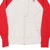 Age 11-12 Adidas Jacket - Medium White Polyester