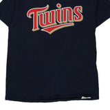 Minnesota Twins Majestic MLB T-Shirt - Medium Navy Cotton