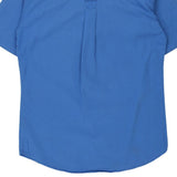 Vintage blue Chase Authentics Short Sleeve Shirt - mens medium