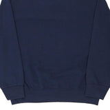 New York Fruit Of The Loom Sweatshirt - Large Navy Cotton Blend
