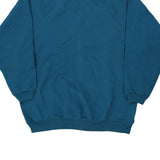 Just My Size Sweatshirt - XL Blue Cotton Blend