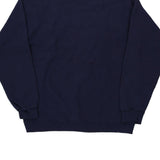 Hanes Sweatshirt - Medium Navy Cotton Blend