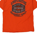Tennessee Harley Davidson Graphic T-Shirt - 2XL Orange Cotton
