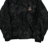 Vintage black St. Croix Turtle Lake Unbranded Varsity Jacket - mens x-large