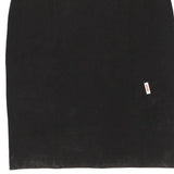 Iceberg Jeans Midi Bodycon Dress - Small Black Cotton