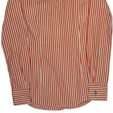 Polo By Ralph Lauren Striped Shirt - 2XS Orange Cotton
