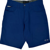 Oakley Shorts - 32W 9L Blue Polyester