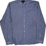 Tommy Hilfiger Striped Shirt - XL Blue Cotton