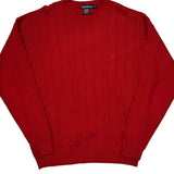 Nautica Sweater - Large Red Cotton
