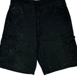 Levis Cargo Shorts - 34W 10L Black Cotton