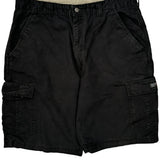 Wrangler Cargo Shorts - 36W 10L Black Cotton