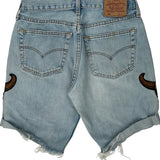 Levis Denim Shorts - 30W 8L Light Wash Denim