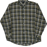 Nautica Checked Flannel Shirt - Large Multicoloured Cotton