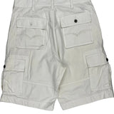 Levis Cargo Shorts - 34W 11L White Cotton