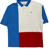 Tommy Jeans Polo Shirt - XL Multicoloured Cotton