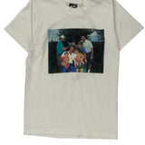 Family Photo Fruit Of The Loom Single Stitch T-Shirt - Small White Cotton Blend