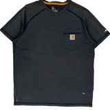 Carhartt T-Shirt - Medium Black Cotton