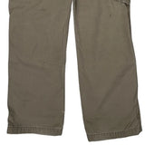 Carhartt Double Knee Cargo Trousers - 33W 34L Khaki Cotton