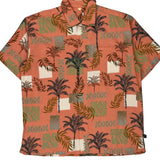 Unbranded Hawaiian Shirt - XL Orange Cotton