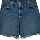 Levis Denim Shorts - 32W UK 12 Blue Denim