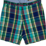 Ralph Lauren Checked Shorts - 34W 9L Multicoloured Cotton