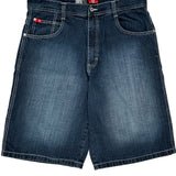 Southpole Denim Shorts - 36W 12L Dark Wash Cotton