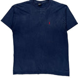 Polo By Ralph Lauren T-Shirt - XL Blue Cotton