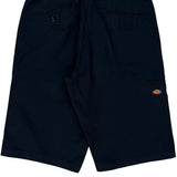 Dickies Shorts - 30W 13L Navy Polyester Blend