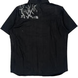 The North Face Graphic Short Sleeve Shirt - Large Black Cotton