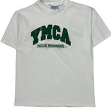 Ymca Indian Programs All Sport Graphic T-Shirt - Large White Cotton